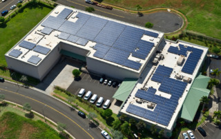 Solar Panel Installation On A Commercial Building