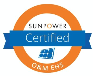 SunPowe Certified O&M EHS Logo
