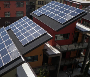 Solar Panel Installation On A Sloped Roof